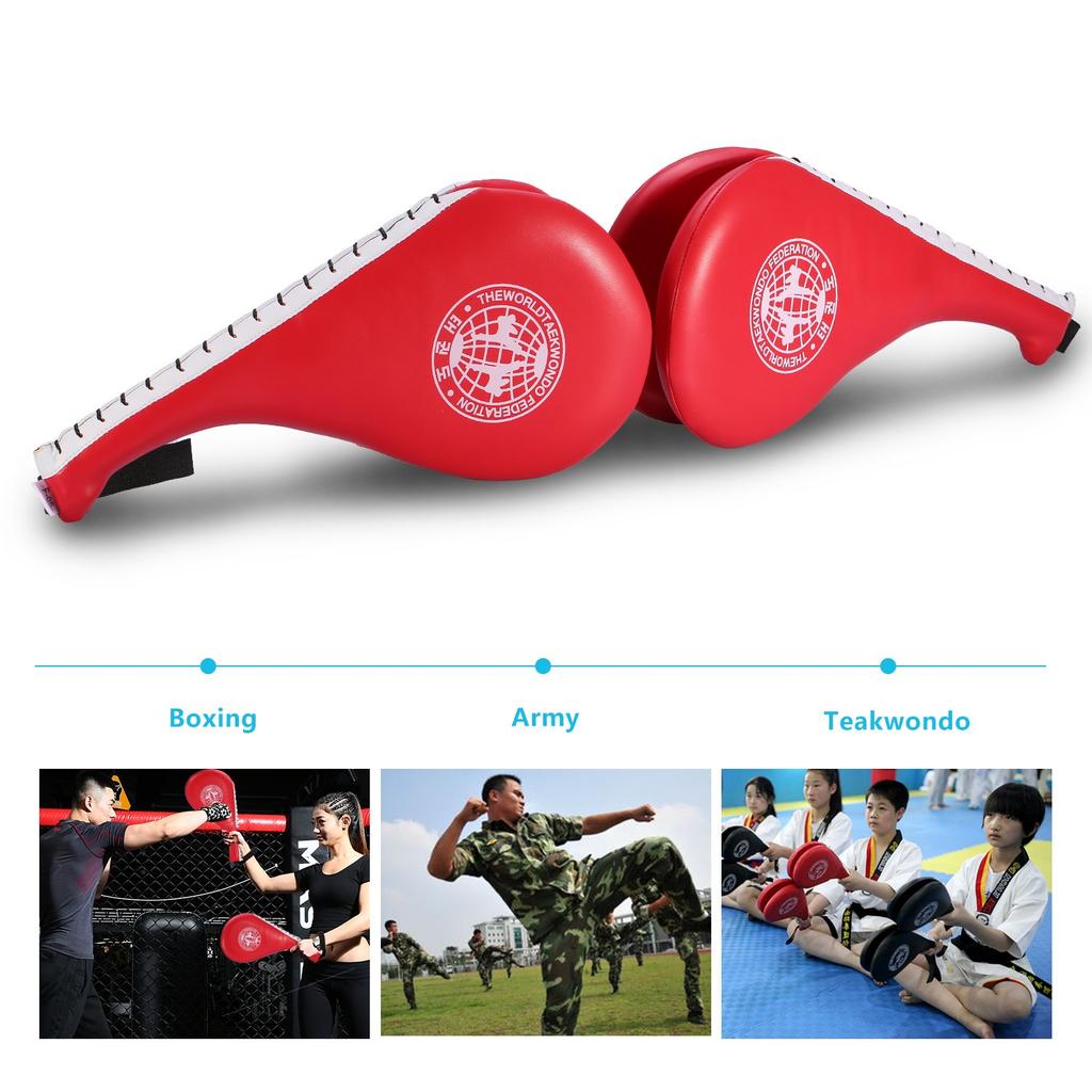 Double Hand Boxing Punching Mitts for Muay and Martial Arts Relieves Enjoy the Sound of Clean One Pair for Right and Left Mitts, Mitts, Kickboxing,
