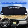 Dashboard Flannel Dash Cover Mat For Toyota Corolla 2014 2015 2016 2017 2018 Flannel  Fit Toyota Corolla Accessories Dash Cover Black Trim (Corolla