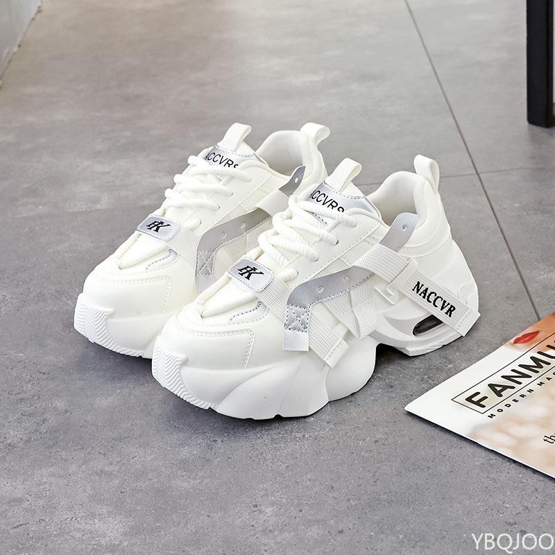 Thick Soled Dad Shoes for Women  New Spring Versatile Height Increasing Sports Leisure Shoes  De Mujer