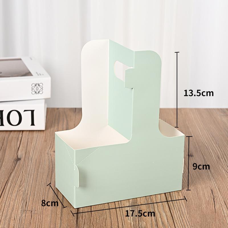 

20 шт. подарочных пакетов из крафт-бумаги с цветами, держатели для напитков с ручкой, 2 коробки для бумажных держателей для стаканчиков, пакеты для сладостей, подарочные коробки для вечеринок, цветочные подарочные пакеты для свадьбы 20pcs зелёный