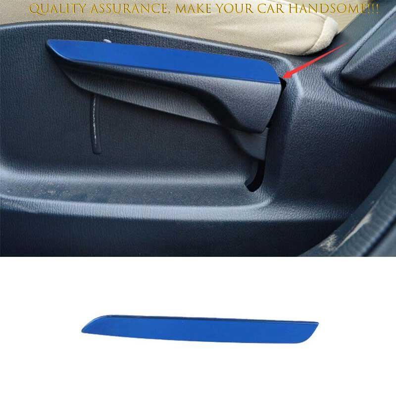 For Mazda CX-5 2017-2024 Blue Titanium Seat Control Handle Panel Trim Strip Trim