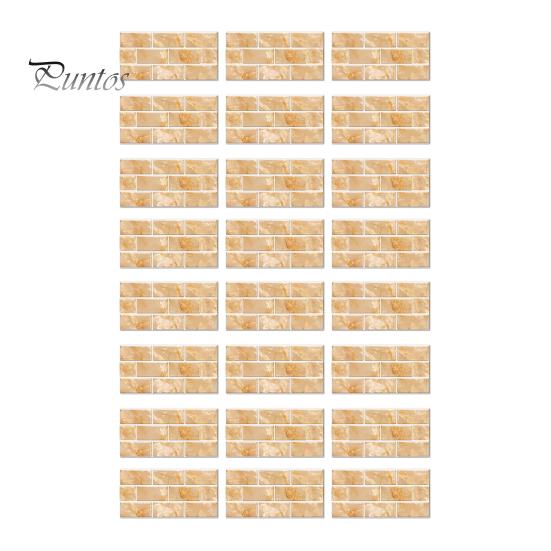 Self Adhesive Kitchen Backsplash Self-Adhesive PVC Tile Wall Stickers, Waterproof Mosaic Pattern Decals for Bathroom Easy To Clean Covers Home Decor,
