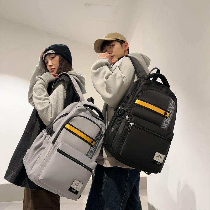 New Fashion Trendy Backpack Large Capacity Outdoor Leisure Travel Bag Computer Bag Men's Backpack Student School Bag