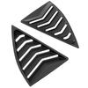 For Chevy Camaro 2009-2015 ABS Plastic Window Quarter Louver Scoop Cover Side Vent Shutter Trim Exterior Adhesive Accessories
