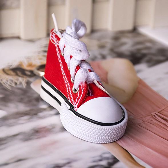Colorful Canvas Shoes Keychain - Creative Casual Bag Pendant & Car Key Accessory Gift