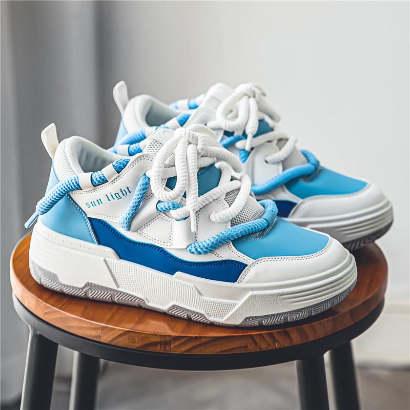 Модные мужские кроссовки на платформе — фото 9