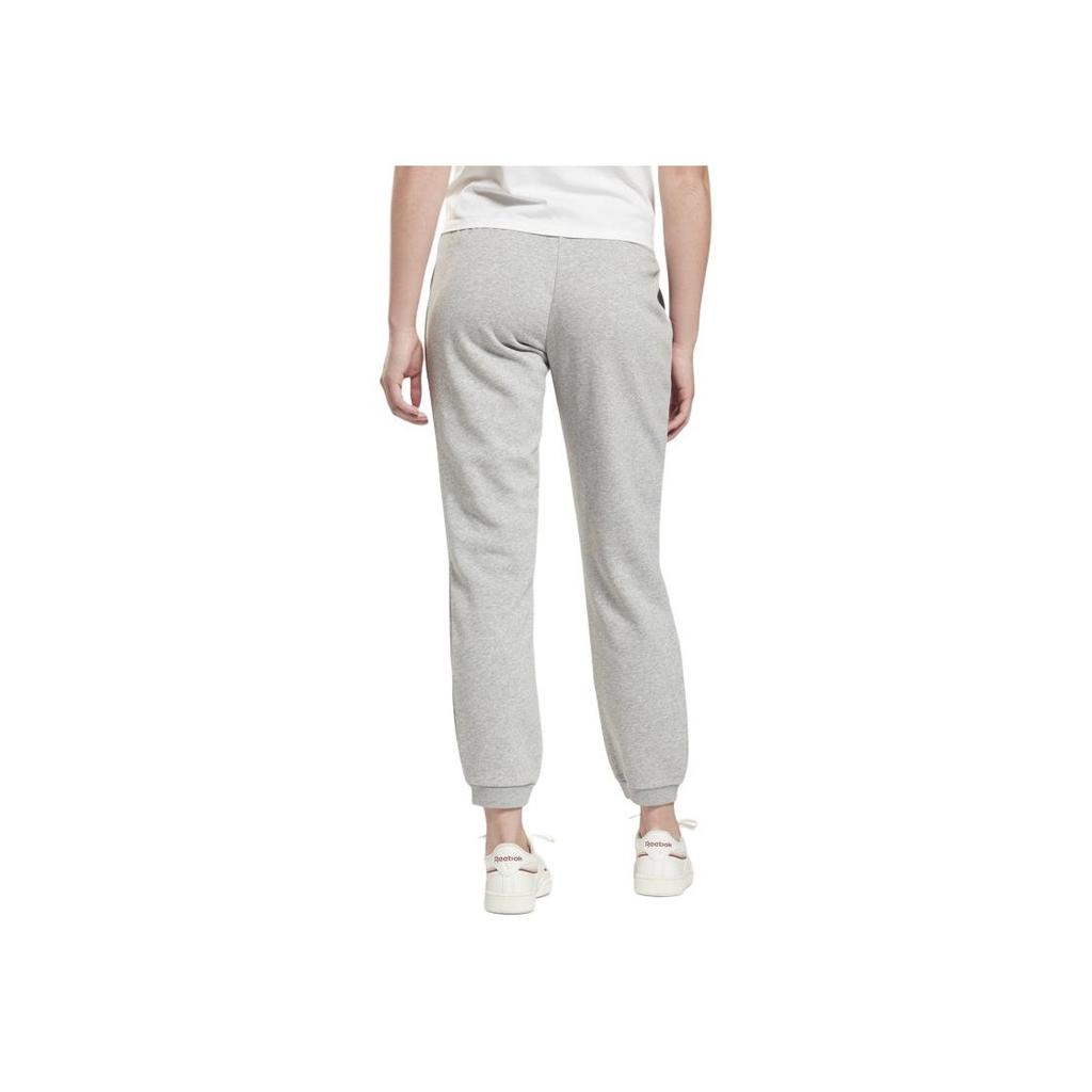 Reebok Pants Casual Elastic Drawstring Cropped Pants Women bottoms Light-Gray GV5527