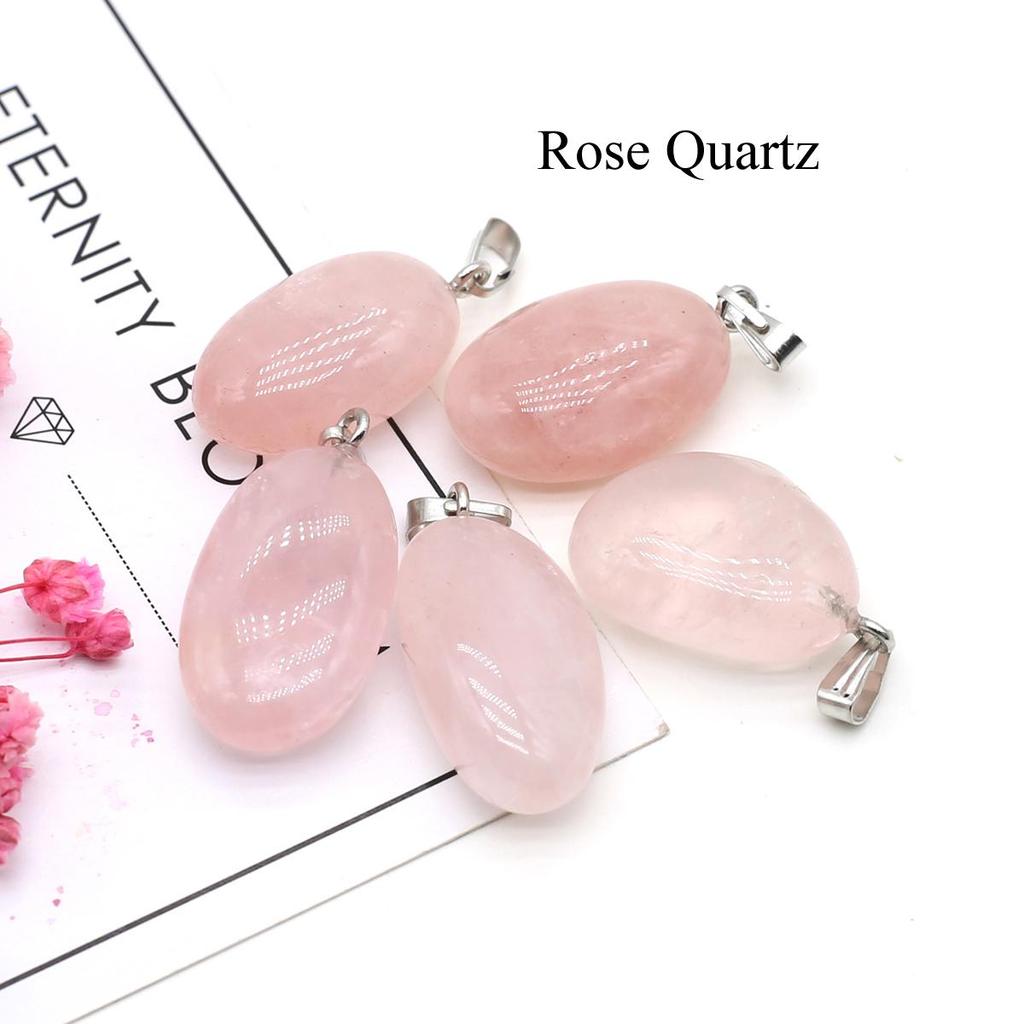 5 st, Böhmisk Reiki Healing Kristallhänge, Unik Energi Natursten Agat Ädelsten Berlocker för DIY Halsband Nyckelringstillbehör Hantverk Gåvor