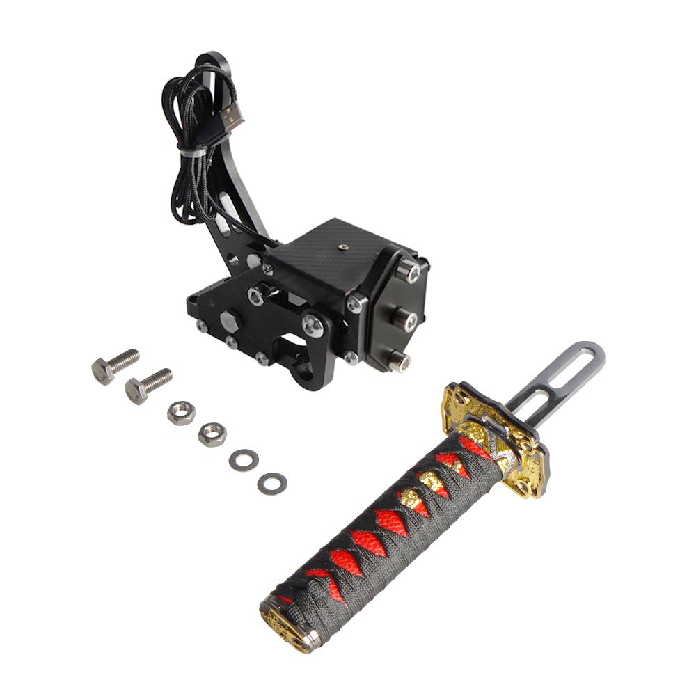 

15 см/26 см USB катана ручной тормоз квадратная пластина самурайский меч периферийное ПК SIM гоночная игра для G25/27/29 T300 T500 без зажима