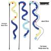 Plush Feather Cat Teaser Stick with Bell - Stress Relief and Fun Self-Entertainment Toy