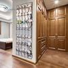 Over The Door Shoe Organizer with 35 Clear Large Pockets Space-saving Sturdy Hanging Storage Bag for Shoes Gloves Cutlery
