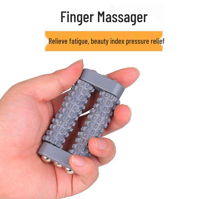Hand Massager: Finger, Palm, & Acupoint Relief Roller for Numbness & Meridian Unblocking