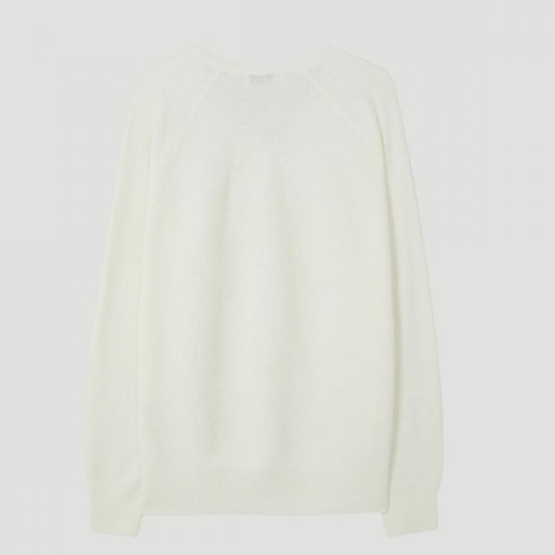 She S miSS Ribbed V Neck Knit SSkpop12040 iV