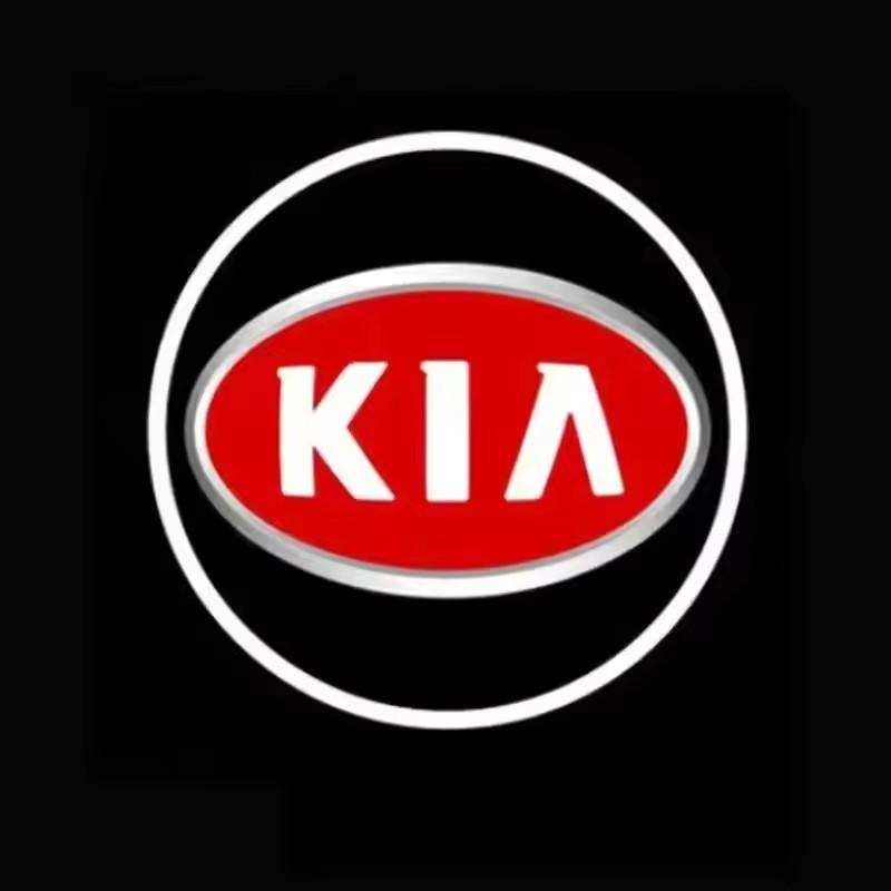 BXAOK1 2pcs LED Car Door Projector Light Car Accessories For Kia Stinger Sportage Picanto Stonic Forte 5 3 4 K7 K5 K8 K3 Soul K9 Seltos