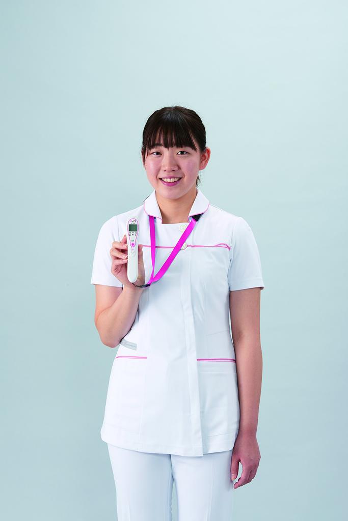 Matsuyoshi pink non-contact thermometer, MT-500-16