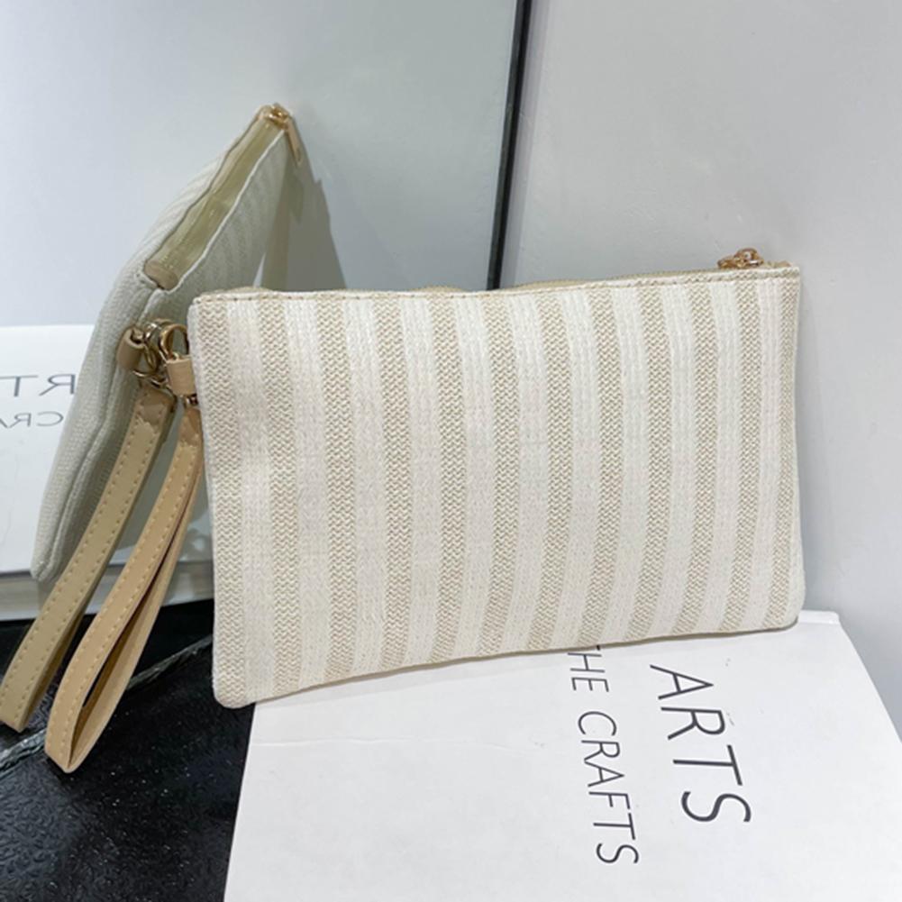 Vintage Handgewebte Clutch Tasche Bunt Geld Strand Lange Tasche Handgemacht Lässig Tragbar Elegant Exquisit für Wochenendurlaub