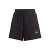 (WMNS) by Stella McCartney TrueCasuals Frottee-Short 'Schwarz' Damen IK9093
