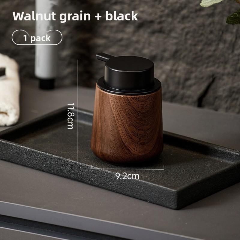 Foaming Soap Dispenser Bottle Marble Pattern Press Type Refillable Lotion Bottle Waterproof Leakproof Sealed Container