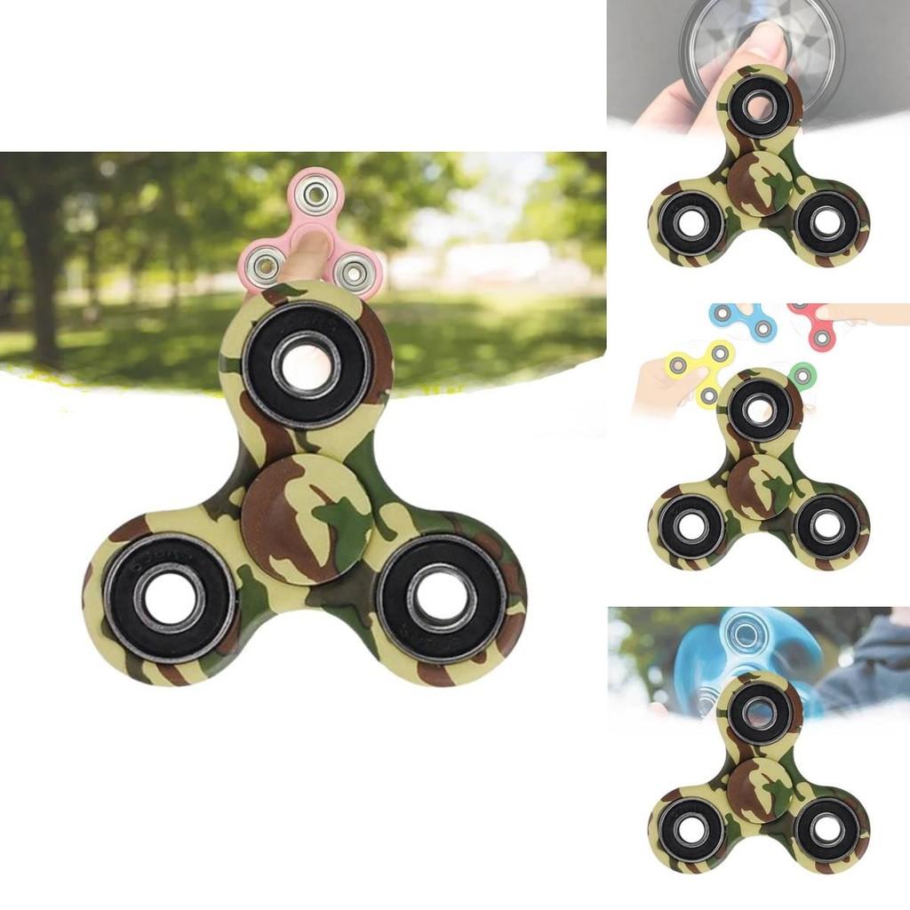 Барвистий пластиковий фіджет-спінер дитяча іграшка жовтий мультяшний малюнок