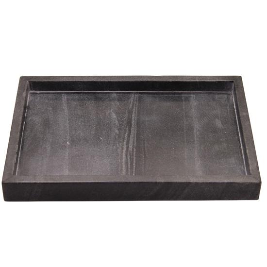 30.48 cm Marble Tray for Desktop Kitchen Vanity Bathroom, Stone Organizer Tray for Coffee Table, Plate Holder for Tissues, Candles, Soap, Towel, Plant