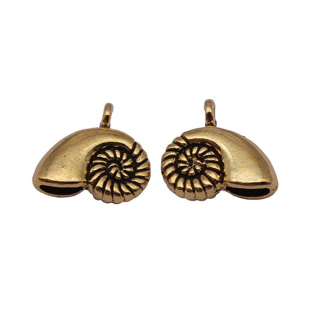 Shell Charms Multi Color Alloy Pendants For Beach Themed DIY Jewelry Accessories