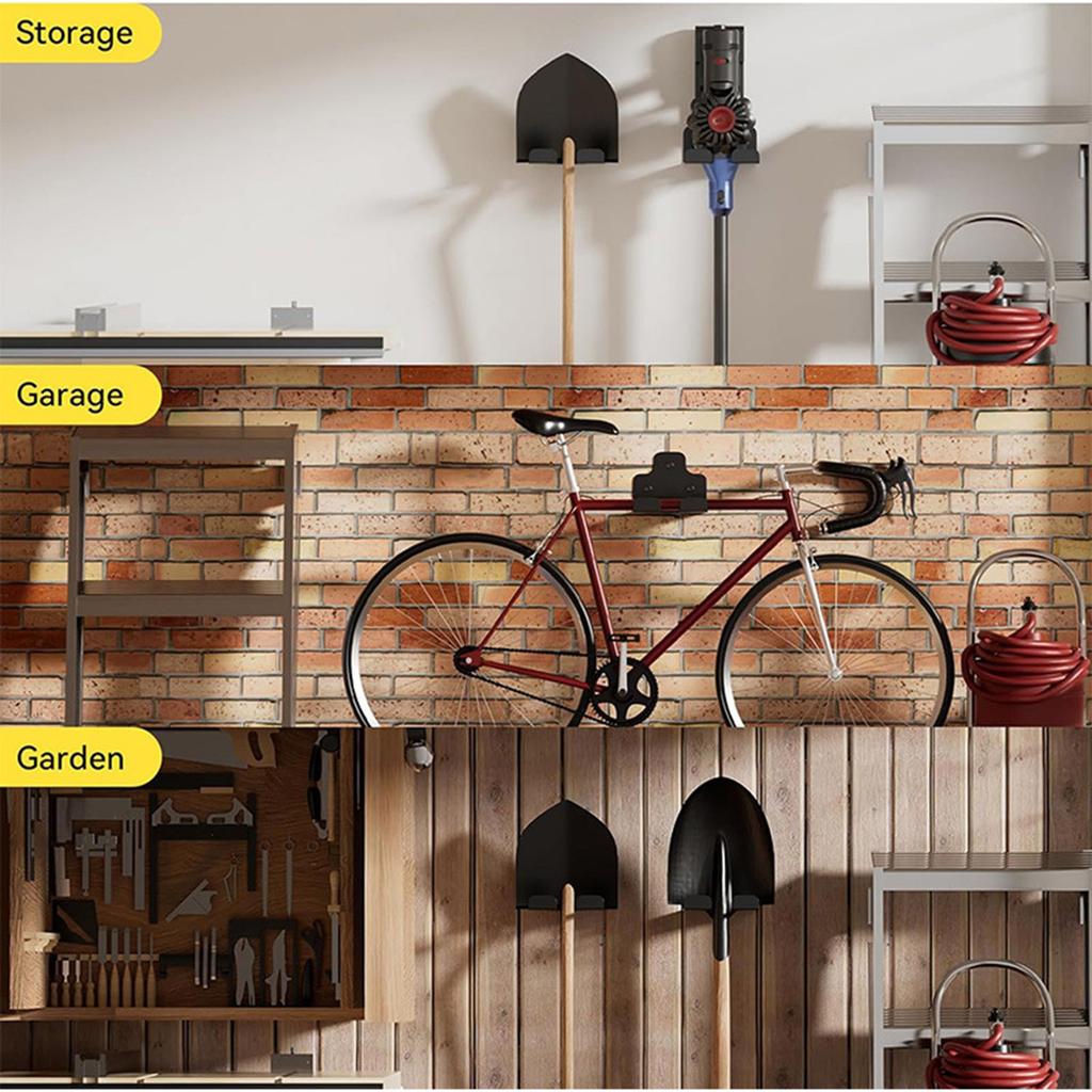 Versatility Wall Hanging Holder Trimmer Rack Garden Power Tool Hanger For Trimmer Weeds Whacker Easy Installation