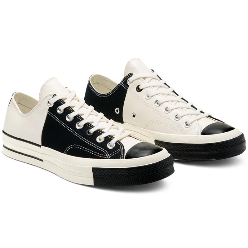 Converse Chuck Taylor All Star 1970s Round-toe Lace-up Low-Top Espadrilles Unisex Black & White