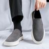 FashionNew High Quality Mens Suede Leather Loafers Luxury Handmade Slip On Casual Shoes For Men Driving Shoes Business Sneaker Moccasin