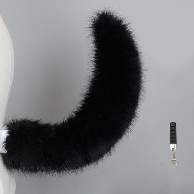 Faux Furs Foxes Therians Tail Electric Wolf Cats Foxes Tail Movable Animal Tail for Christmas Halloween Cosplay Party