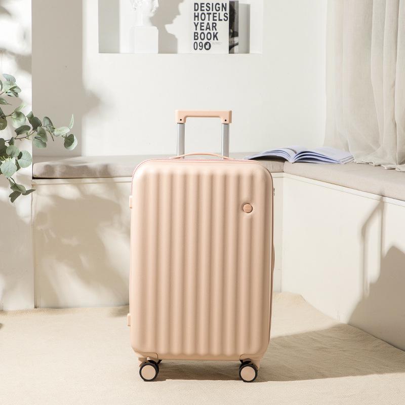 20-Inch Lightweight Women's Spinner Suitcase with Cup Holder - Fresh Style Carry-on