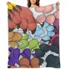 Paws Everywhere Throw Blanket Thermal Beautifuls blankets ands wednesday Blankets