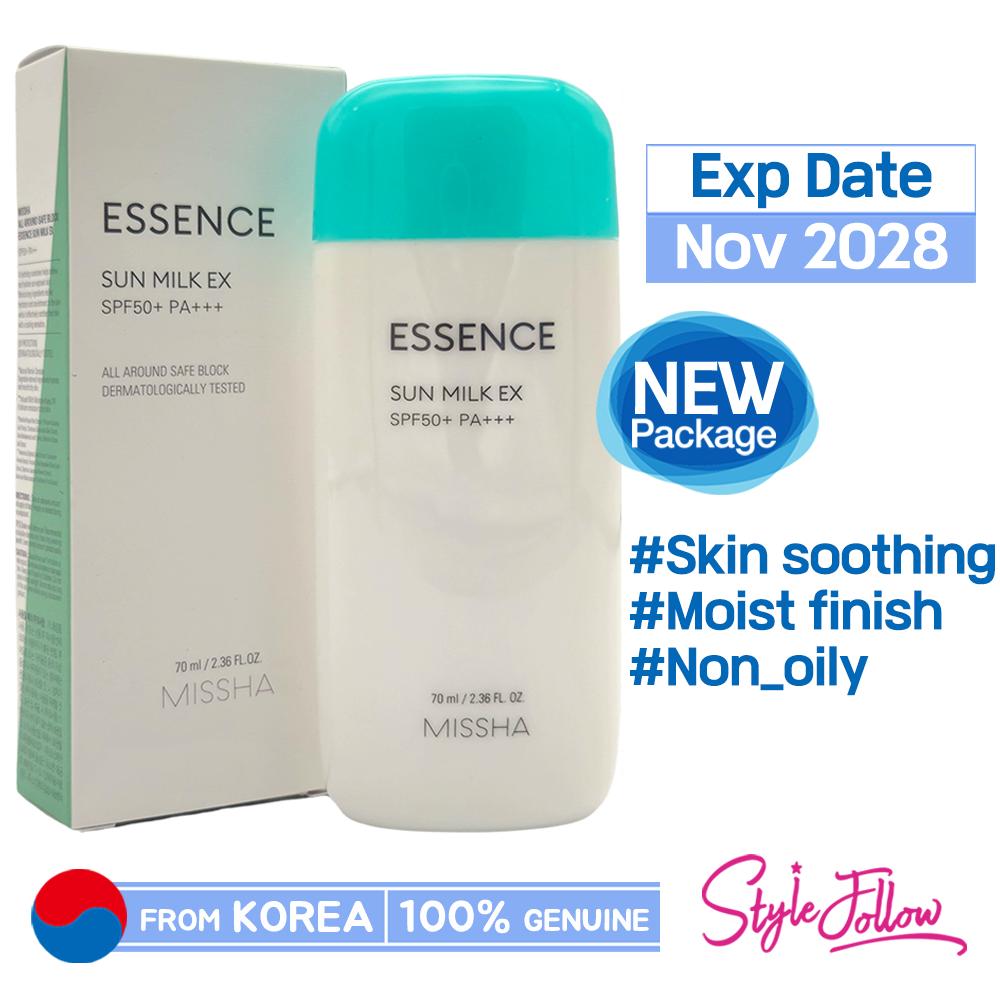 [MISSHA] Allaround Safe Block Эссенция Sun Milk EX 70 мл (SPF50 + / PA +++) 1pc + Sample Gifts