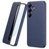 Custodia Compatibile Per Samsung Galaxy S25 FE Finestra Smart View Copri Telefono in Pelle SZTCLV