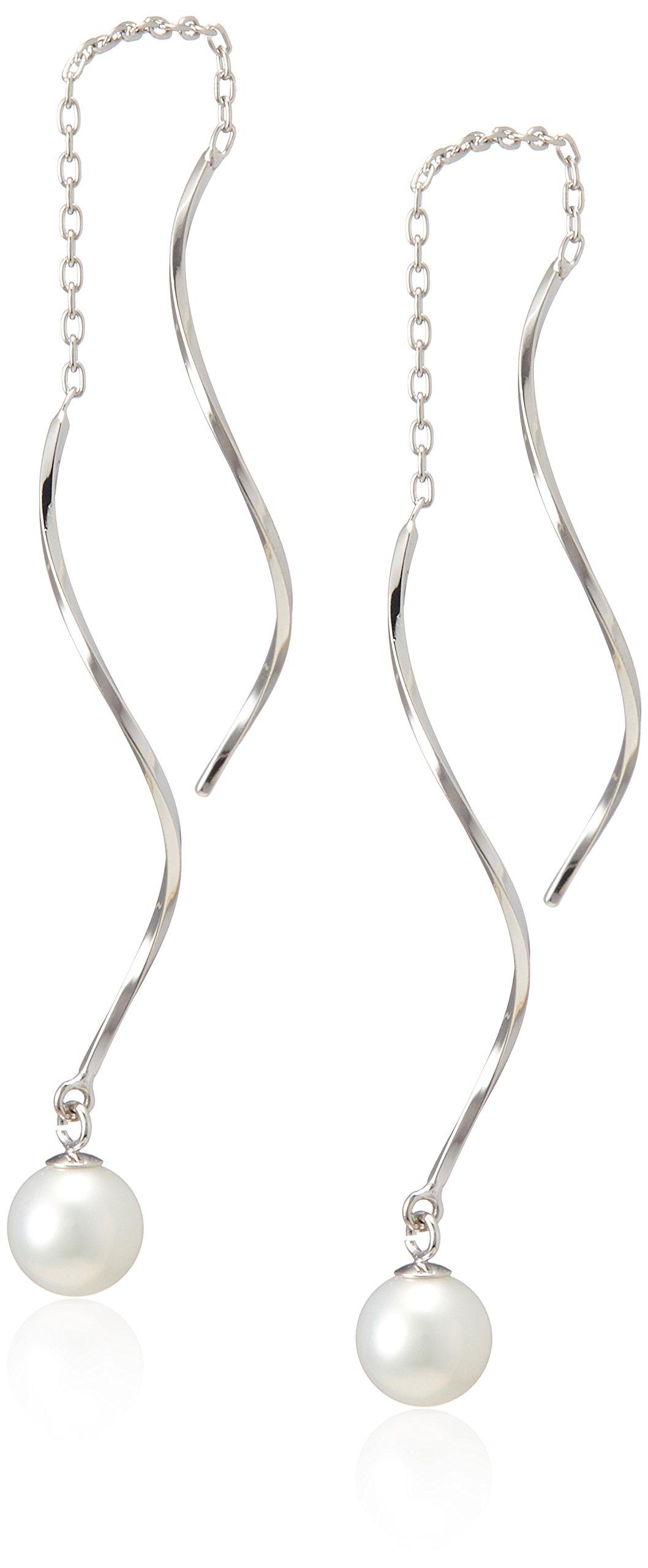 

Vendome Earrings K10 White Gold Freshwater Pearl American Earrings GJBA0189 PF [Official] [VIH Aoyama]