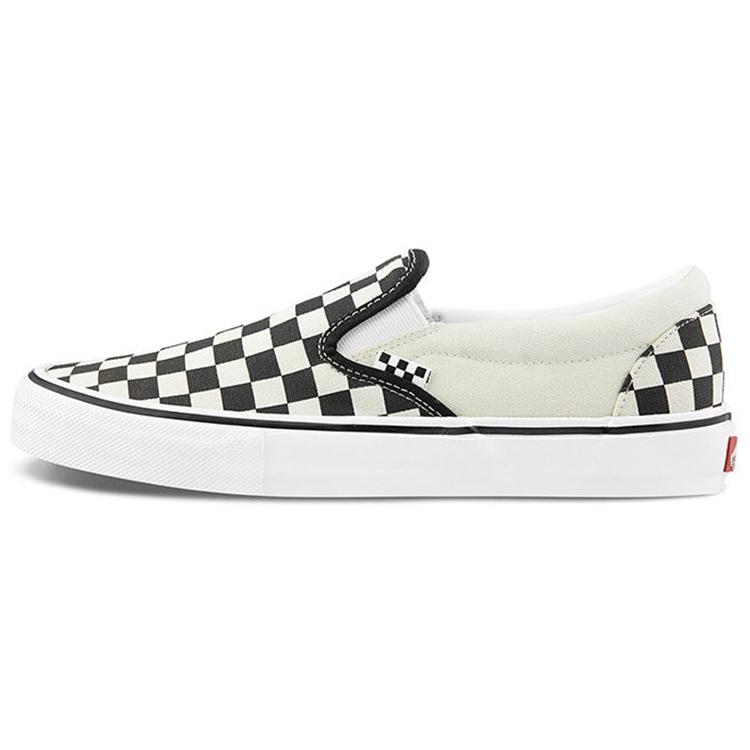 New Vans Skate Slip On Checkerboard Black Off White VN0A5FCAAUH