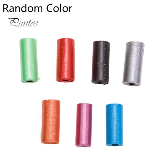 Pet Supplies 4Rolls/60Pcs Dog Bags Solid Color Leak-proof Cats Eco-friendly Waste for Home Pets