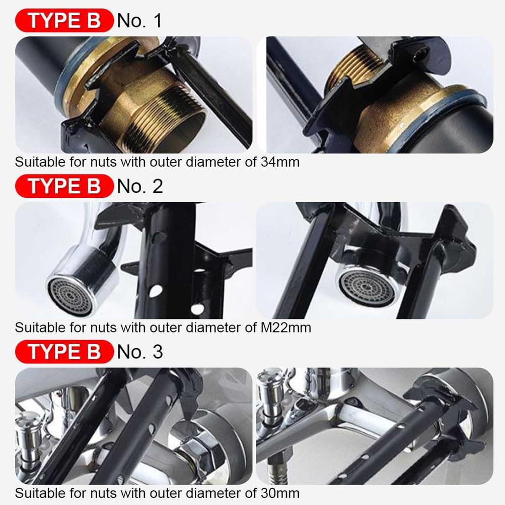 Multifunctional Sink , Basin Faucet , Plumbing Tools For Tight Spaces Kitchen Bathroom Home, Portable Installation Tool For Homeowners