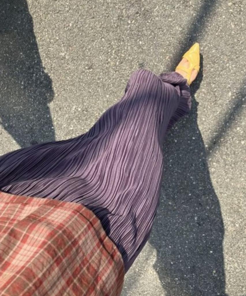 Umbrella On The Go Women'S Signature Banded Pleated Long Skirt