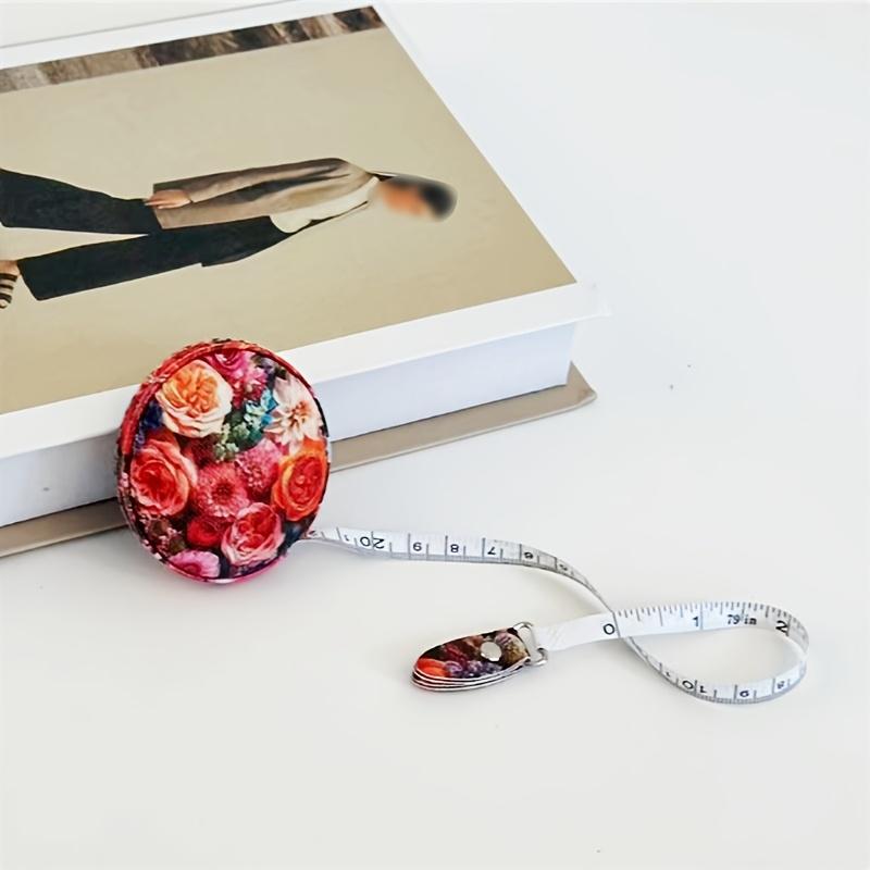 

Portable Tape Measure Oil Painting Style Small Ruler Soft Ruler To Measure The Measurements of The Body Mini Faux Leather Tape Measure