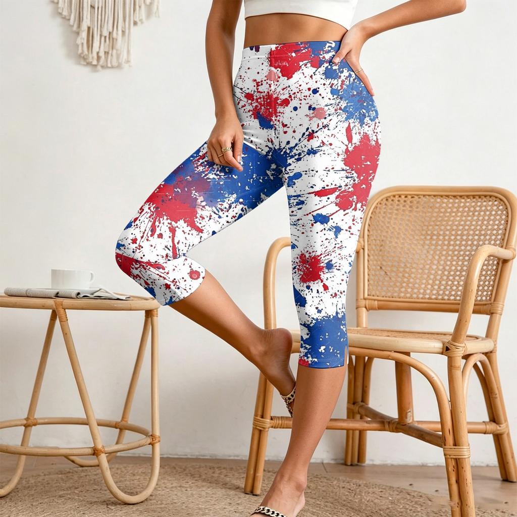 Women's Casual Pants with Elastic Waist, Slim Fit Split Hem Trousers for Daily Wear