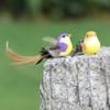 12-60PCS Home Garden Decor Cute Artificial Birds Faux Foam Animals Simulation Feather Bird Models DIY Craft Ornaments