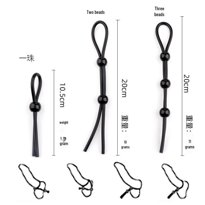 Adjustable Luminous Testicle Ring for Men - Anti-Shedding Erotic Restraint in Stock