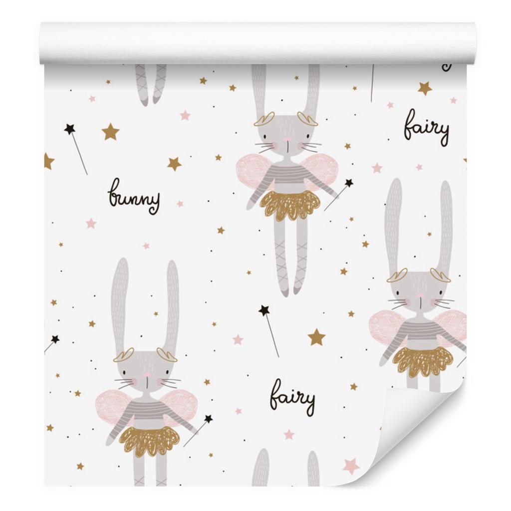 Fairy Rabbits Wallpaper for Living Room and Bedroom 50x1000