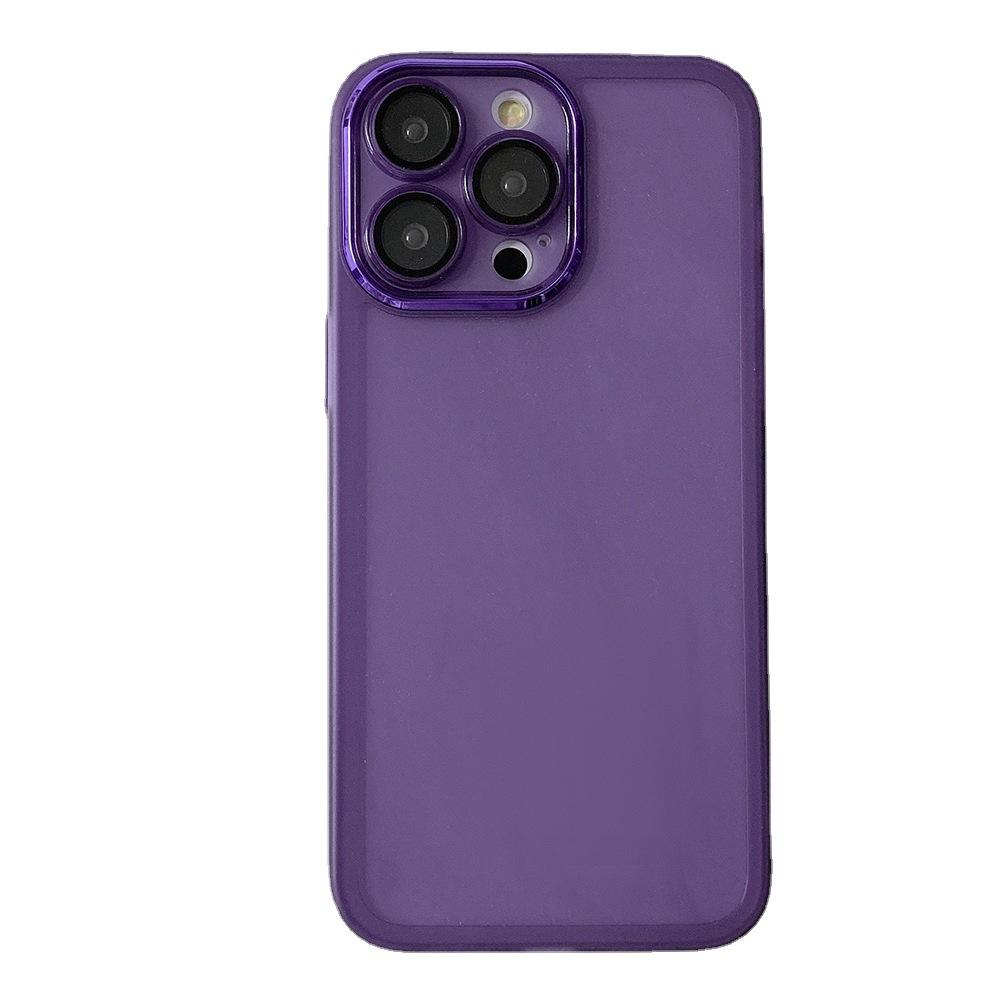 Applicable To Apple 16PRO Charcoal Eye Electroplating Fine Hole Mobile Phone Case IPhone XR Comes with Lens Film Protection Case