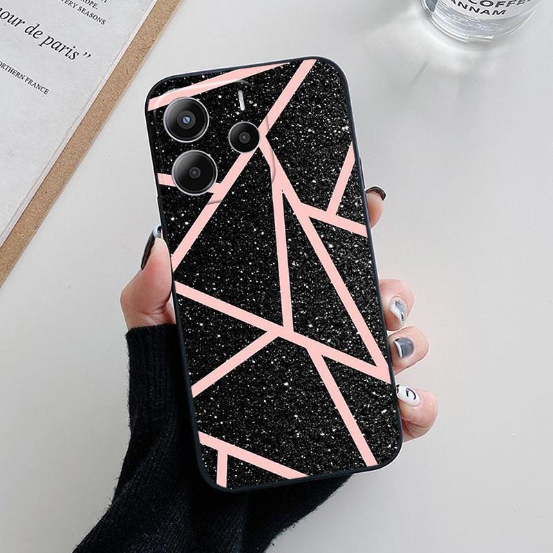 Für Xiaomi Redmi Note 14 5G Hülle Mode Weiche Silikon Rückseitenabdeckungen für Redmi Note14 5G Handyhülle etui Fundas Redmi Note 14 2025