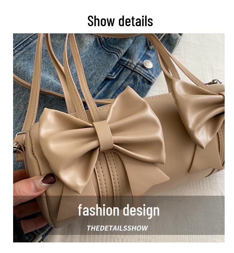 2024 Women's Niche High-End Bow Pillow Handheld & Crossbody Bag