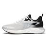Li Ning Fabric Slip Resistant Low Top Casual Running Shoes Men's White Black ARSS017-6