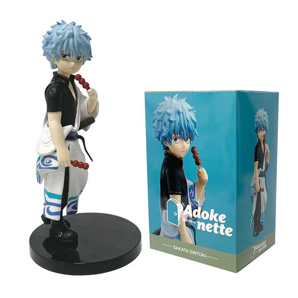 13cm Anime GINTAMA Katsura Kotarou Sakata Gintoki S.H.Transformed Assembly PVC Figure Toy Action Figures Set Figure Plaything kid Gift
