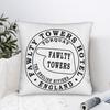 Fawlty Towers Hotel  Square Pillow Case Polyester Cushions for Sofa  Casual Pillowcase