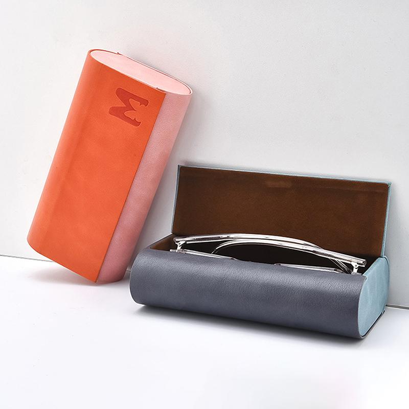 Dual- Glasses Case Double Eyeglasses Case For 2 Pair Eyeglasses Holder Portable Glasses Case Double Layer Glasses Case